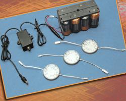 Outwater’s Battery Operated LED Wafer Puck Lighting System